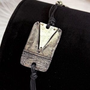 Vintage modernist costume small bracelet